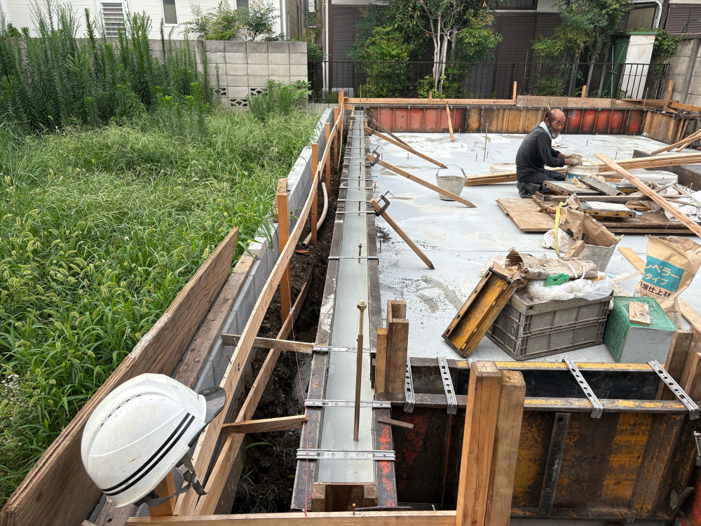 立ち上がりコンクリート