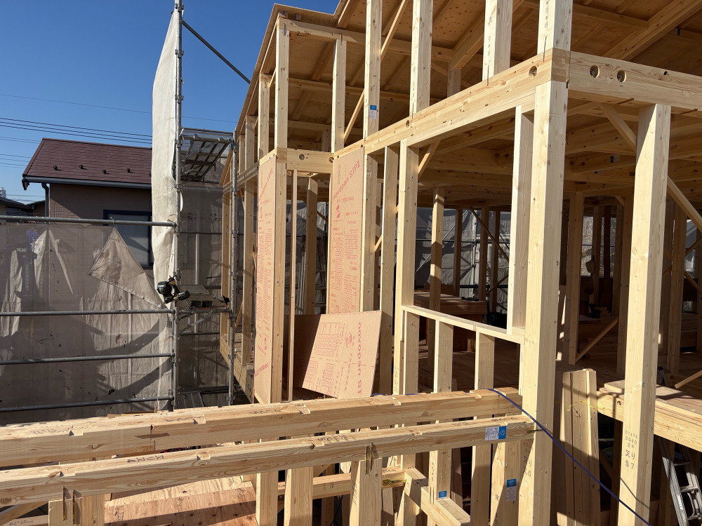 外壁木下地施工